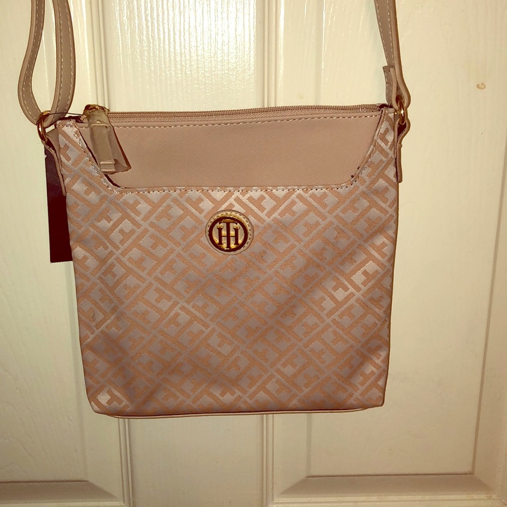 Beige Tommy Hilfiger cross body